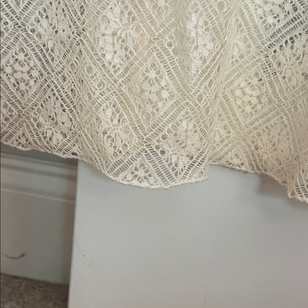 Free People Ivory Lace Blouse - Picture 4 of 4